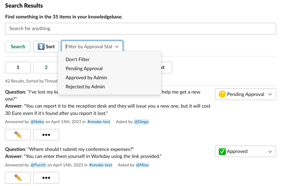 Refining Truffle's knowledge base